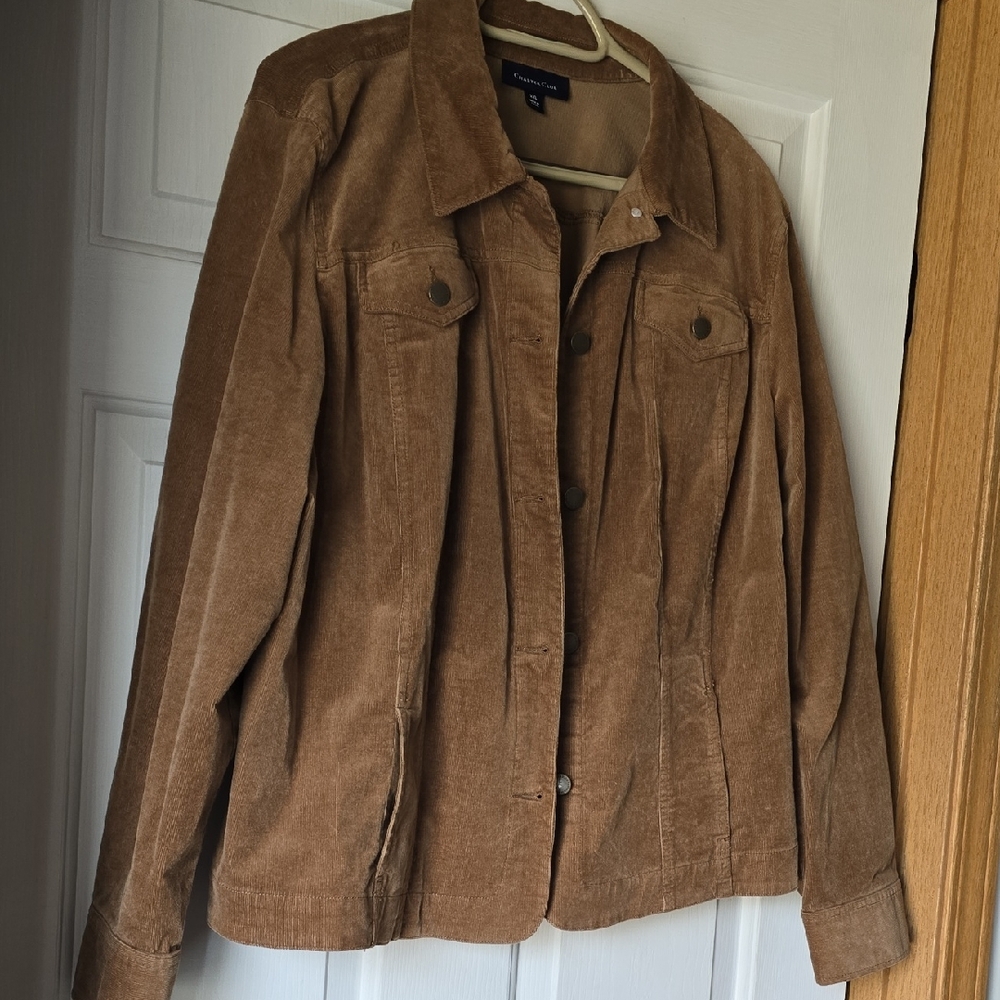 Charter Club Brown Corduroy Jacket